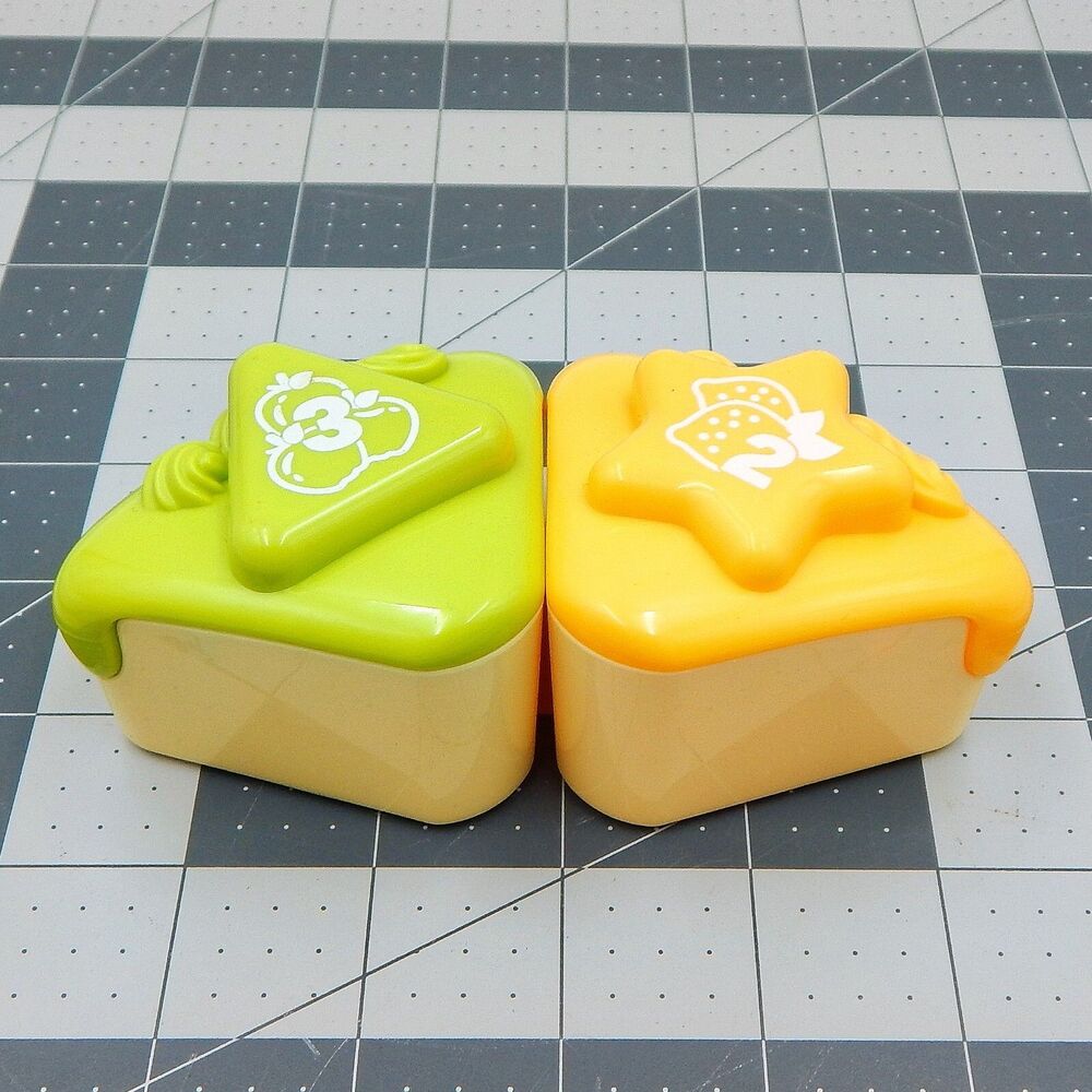 LeapFrog Musical Rainbow Tea Party Cake Replacement Slices 2 & 3 Apple Lemon